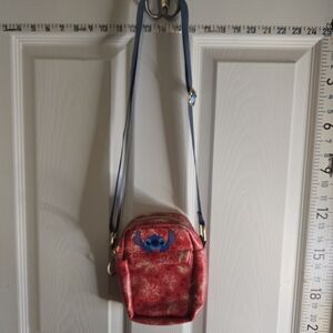 Stitch Red Floral Crossbody Bag